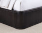 Henry Reeded Queen Bed, Espresso Finish