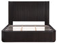 Henry Reeded Queen Bed, Espresso Finish