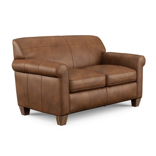 Dana Leather Loveseat