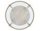 Wanda 24″ Round Glass Top End Table