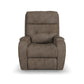 Strait Leather Power Recliner with Power Headrest