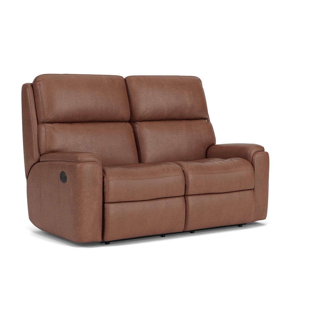 Rio Leather Power Reclining Loveseat