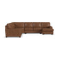 Endurance Chestnut Leather Sectional