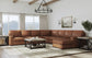 Endurance Chestnut Leather Sectional