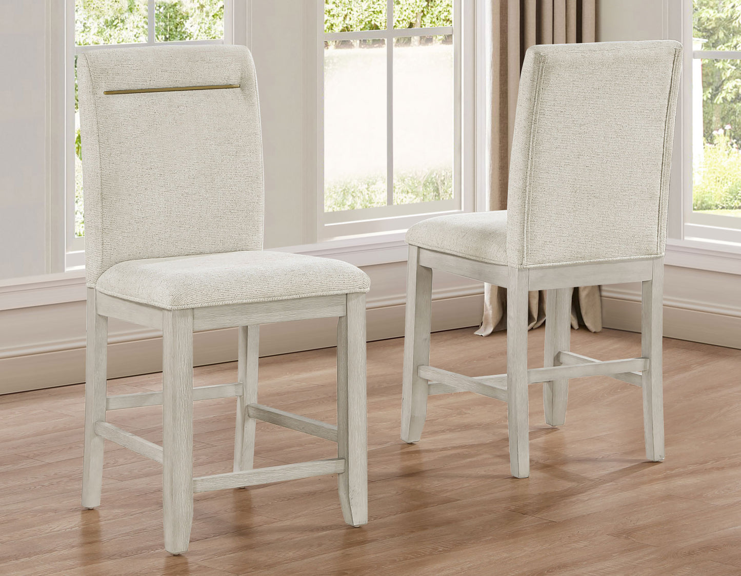 Garland 24″ Counter Stool, Greige Finish