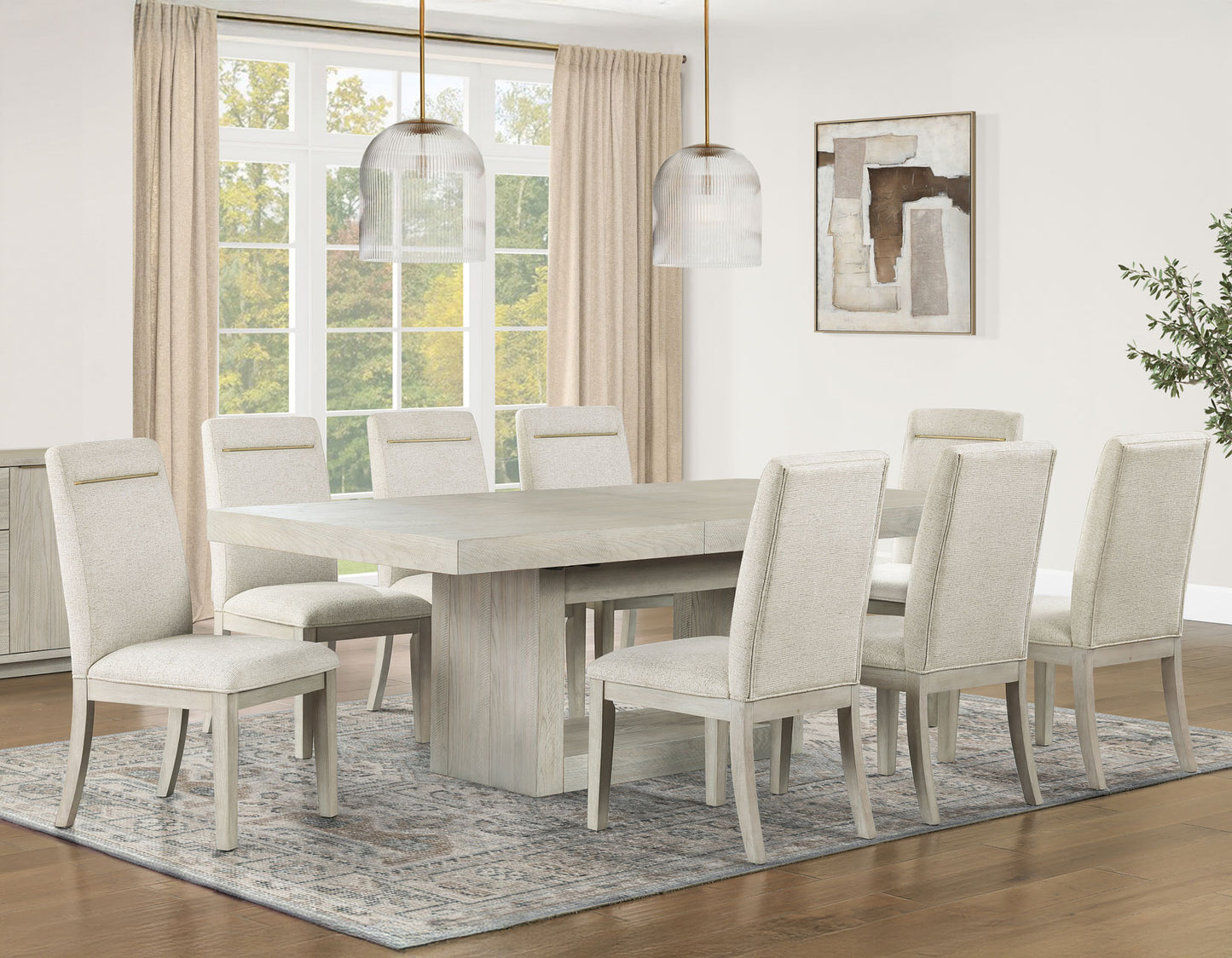 Garland Side Chair, Greige Finish