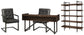 Starmore Home Office Desk with Chair and Storage