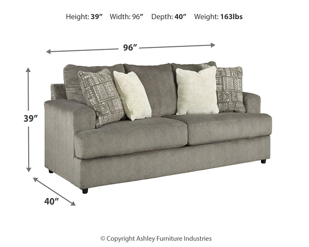 Soletren Sofa, Loveseat, Chair and Ottoman