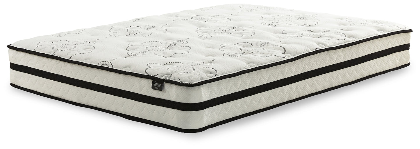 Chime 10 Inch Hybrid Queen Mattress and Pillow