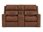 Score Power Reclining Loveseat with Console and Power Headrests and Lumbar