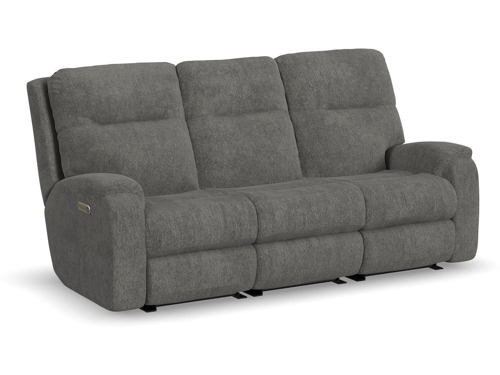 Penn Power Reclining Sofa with Power Headrests and Lumbar