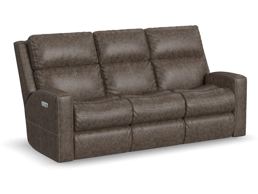 Score Power Reclining Sofa with Power Headrests and Lumbar