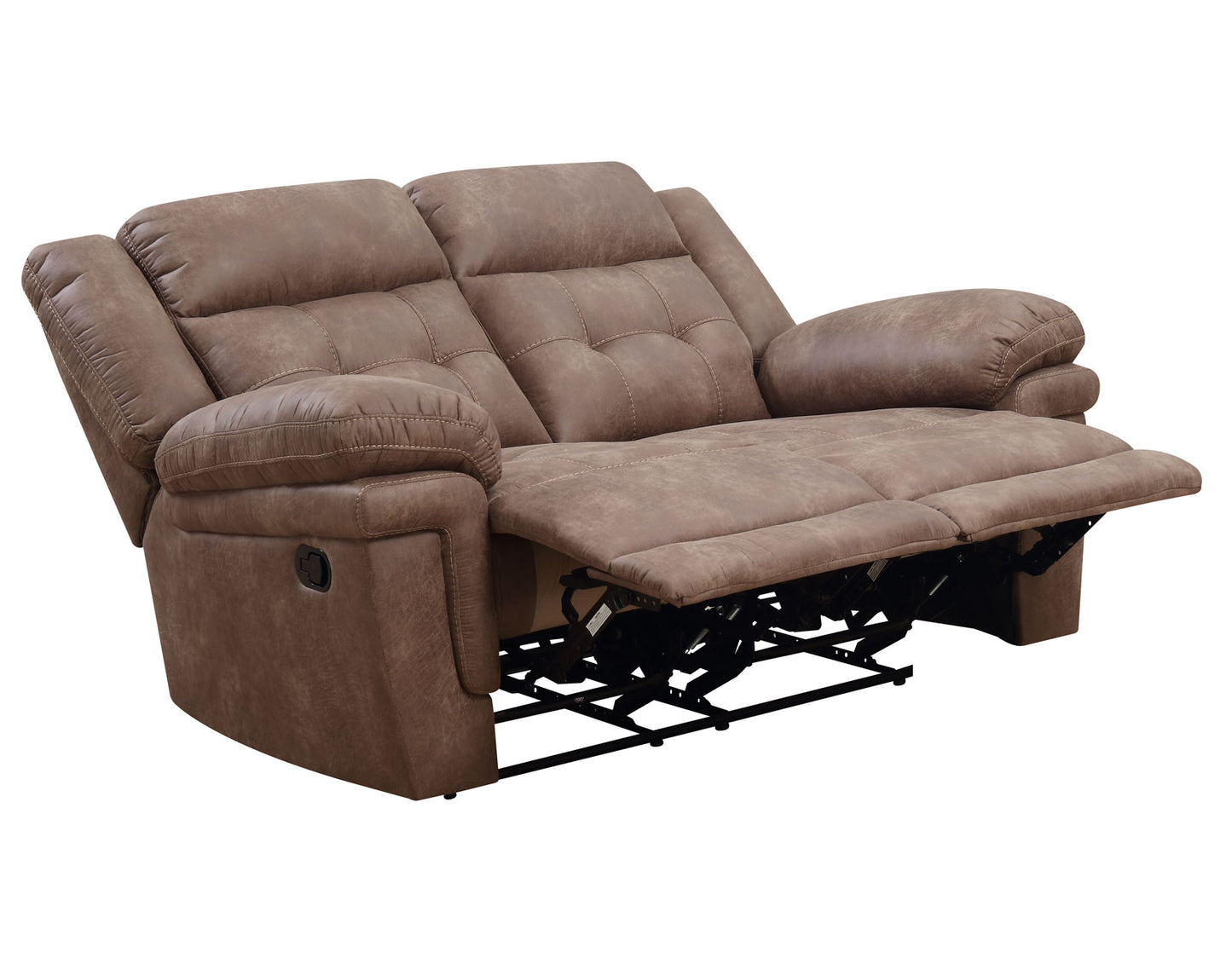 Anastasia Manual Reclining Loveseat, Cocoa