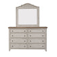 Farmhouse Reimagined - Queen Poster Bed, Dresser & Mirror, Chest, Night Stand