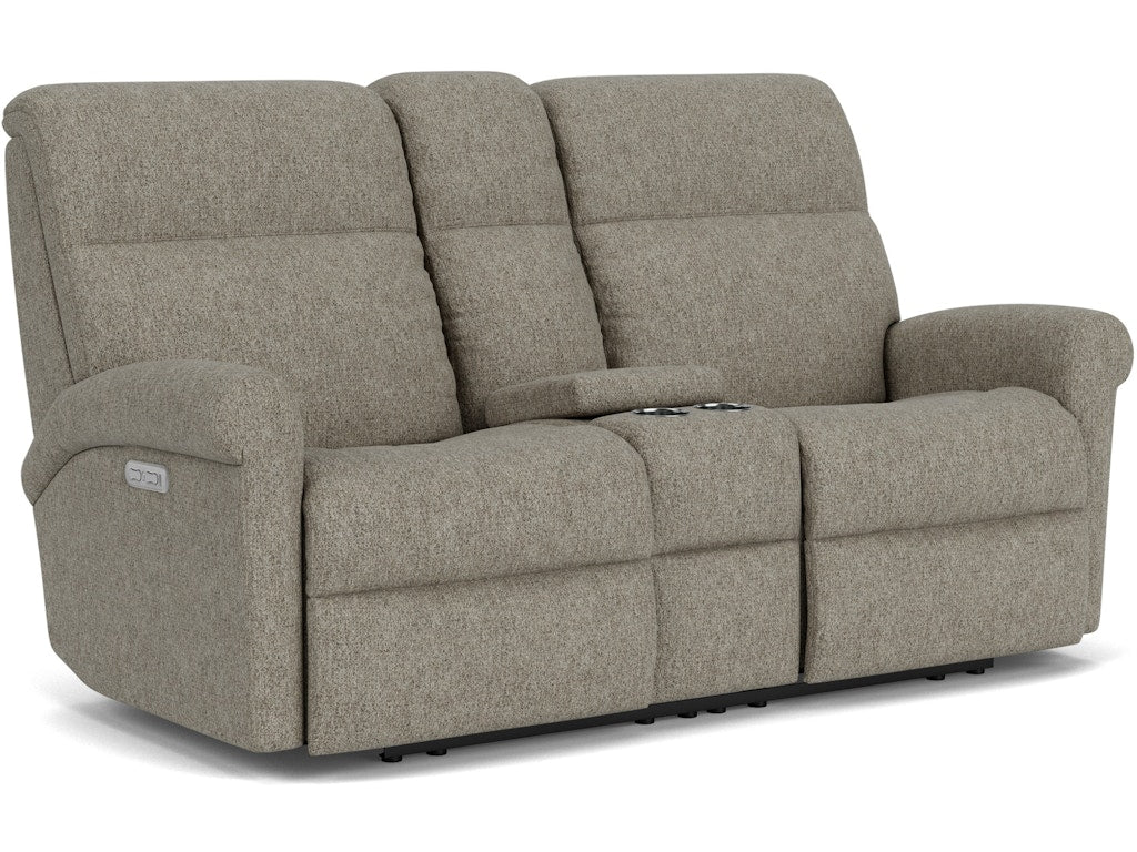 Davis Power Reclining Loveseat with Console and Power Headrests