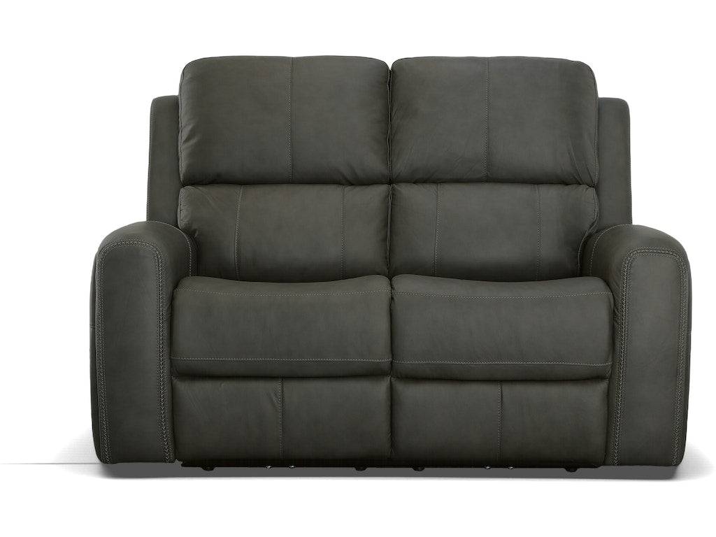 Linden Power Reclining Loveseat with Power Headrests and Lumbar