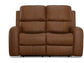 Linden Power Reclining Loveseat with Power Headrests and Lumbar