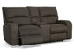 Nirvana Power Reclining Loveseat with Console and Power Headrests