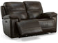 Fenwick Power Reclining Loveseat with Power Headrests