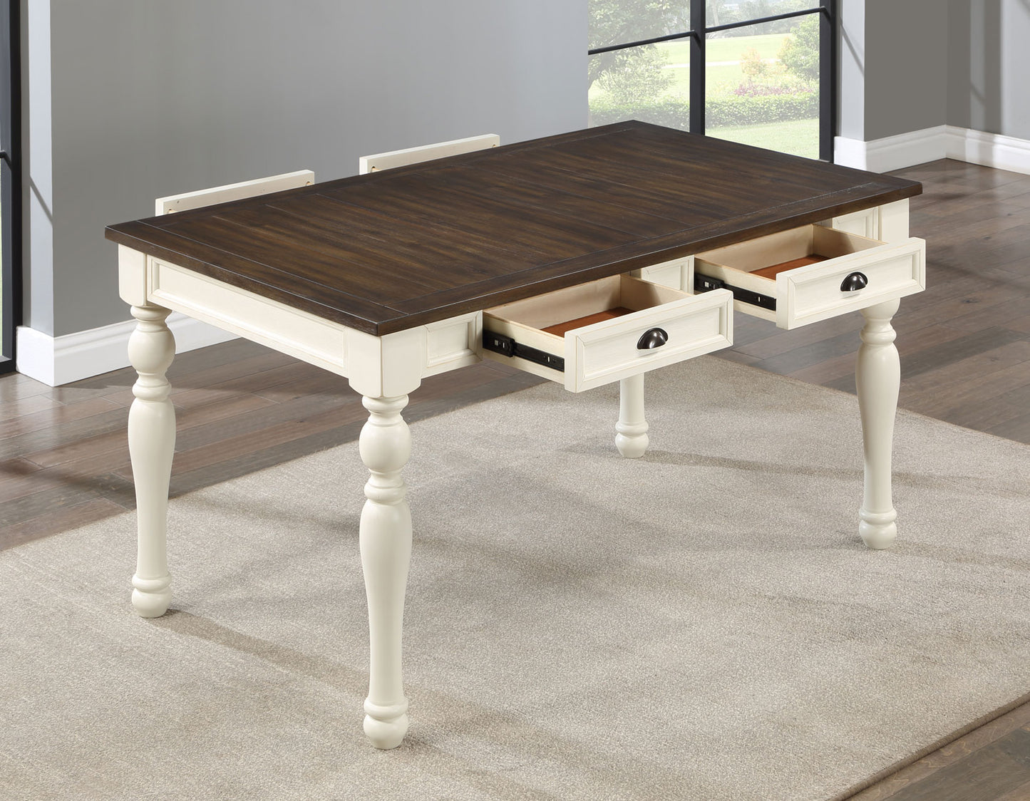 Joanna 4-Drawer 59.5″ Dining Table