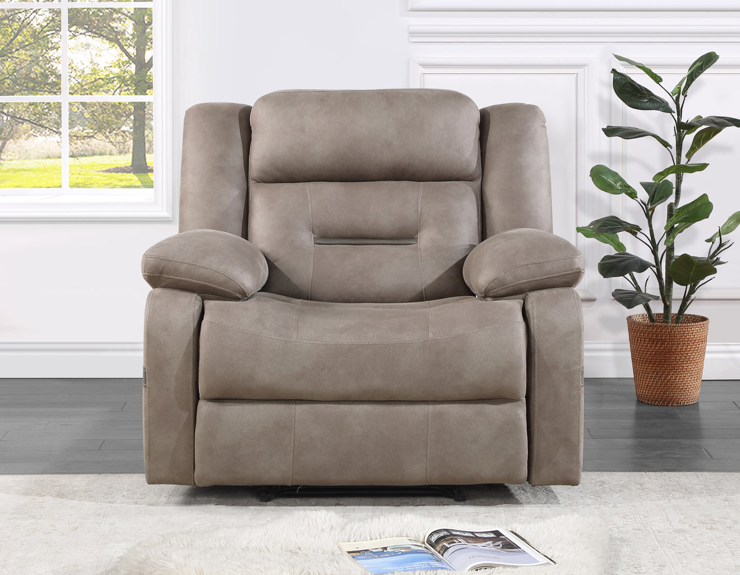 Abilene Manual Recliner, Tan