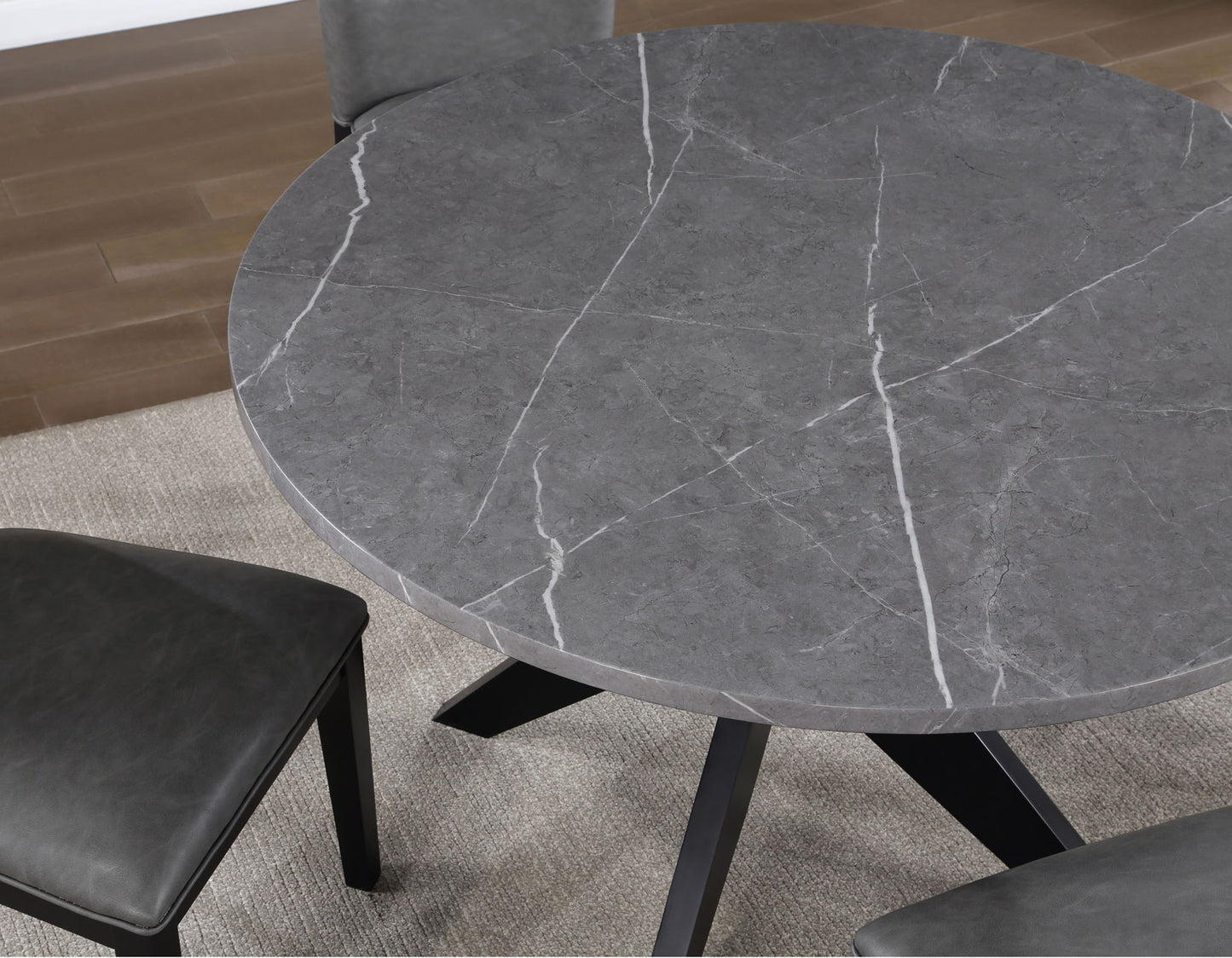 Amy 48-inch Faux-Marble Dining Table