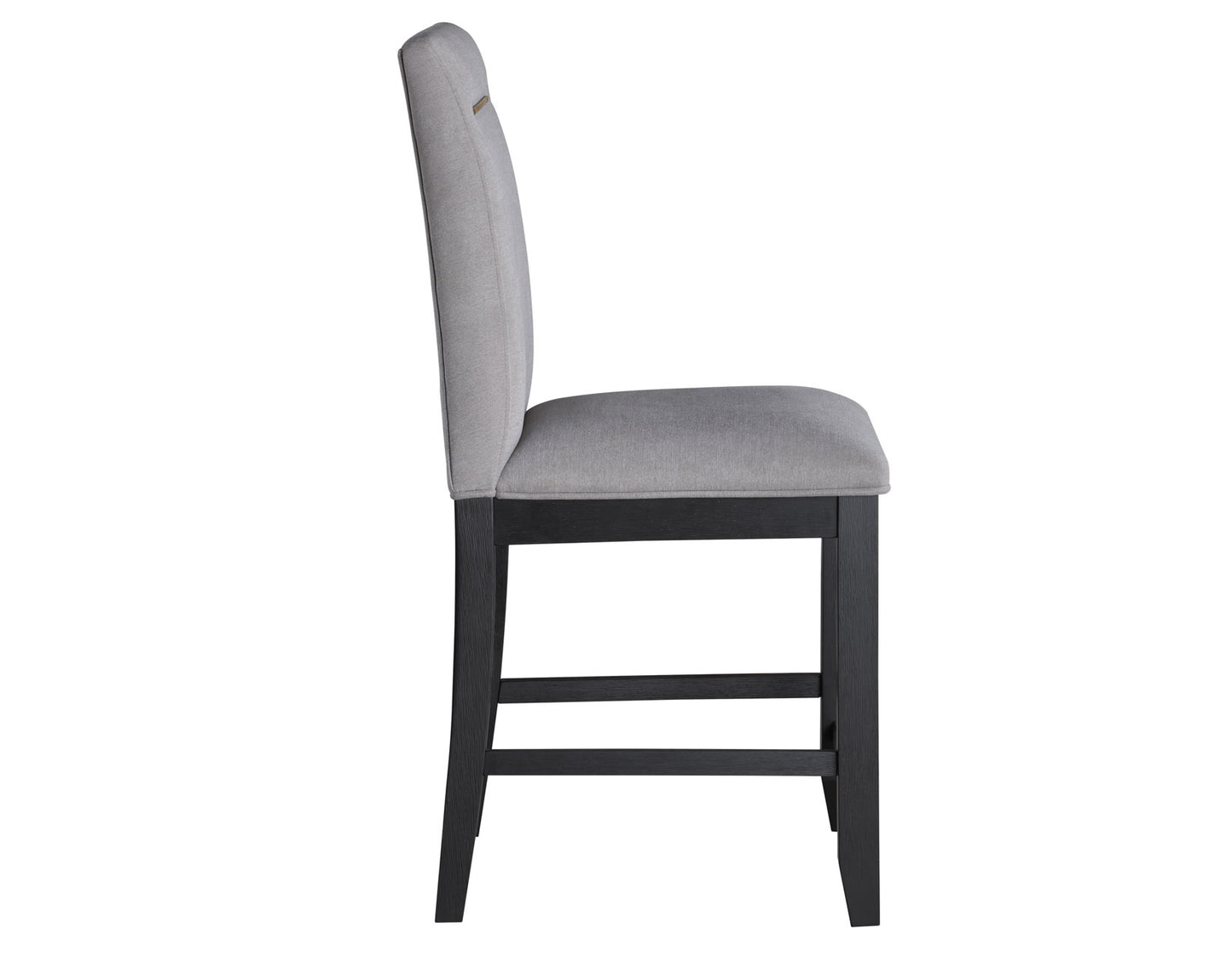 Yves 24″ Counter Stool, Grey Upholstered