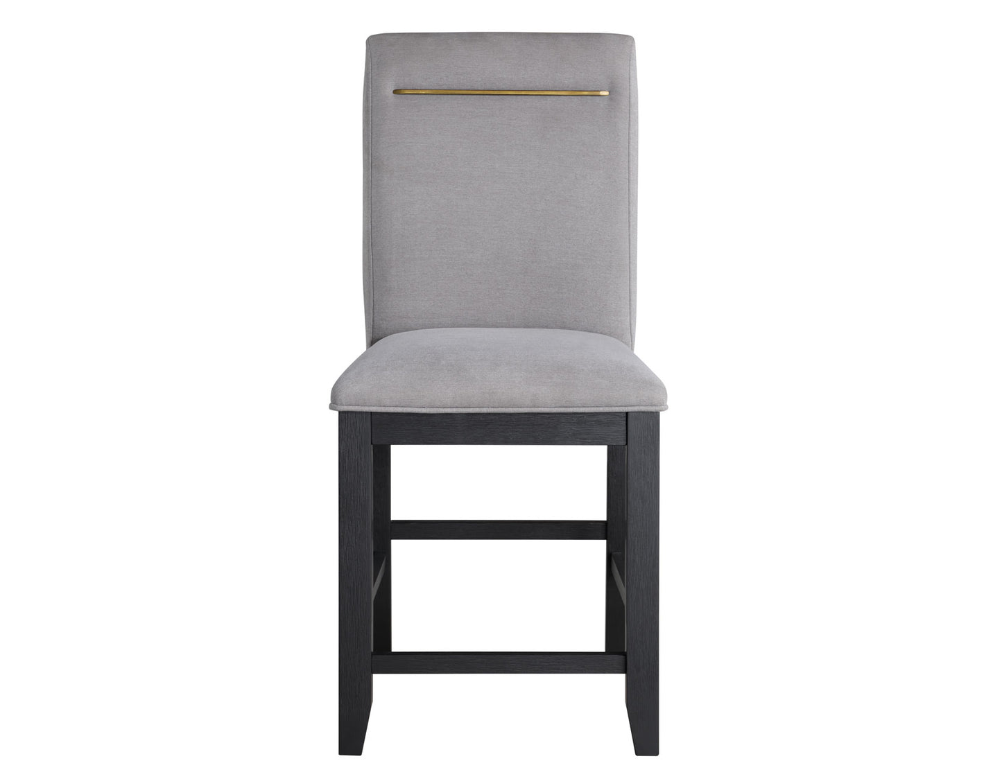 Yves 24″ Counter Stool, Grey Upholstered