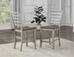 Abacus 5-Piece Counter Drop-Leaf Dining Set
(Table & 4 Chairs)