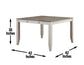 Abacus 5-Piece Counter Drop-Leaf Dining Set
(Table & 4 Chairs)