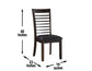 Ally 5 Piece Set
(Table & 4 Side Chairs)