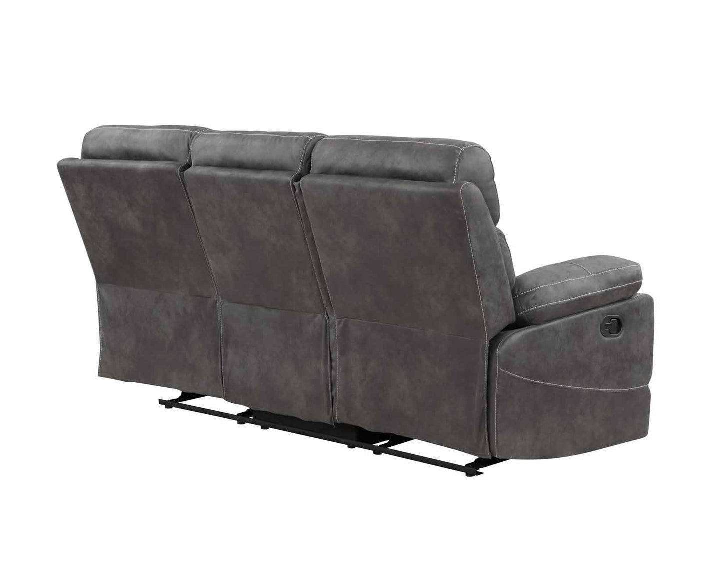 Rudger Manual Reclining Sofa, Gray