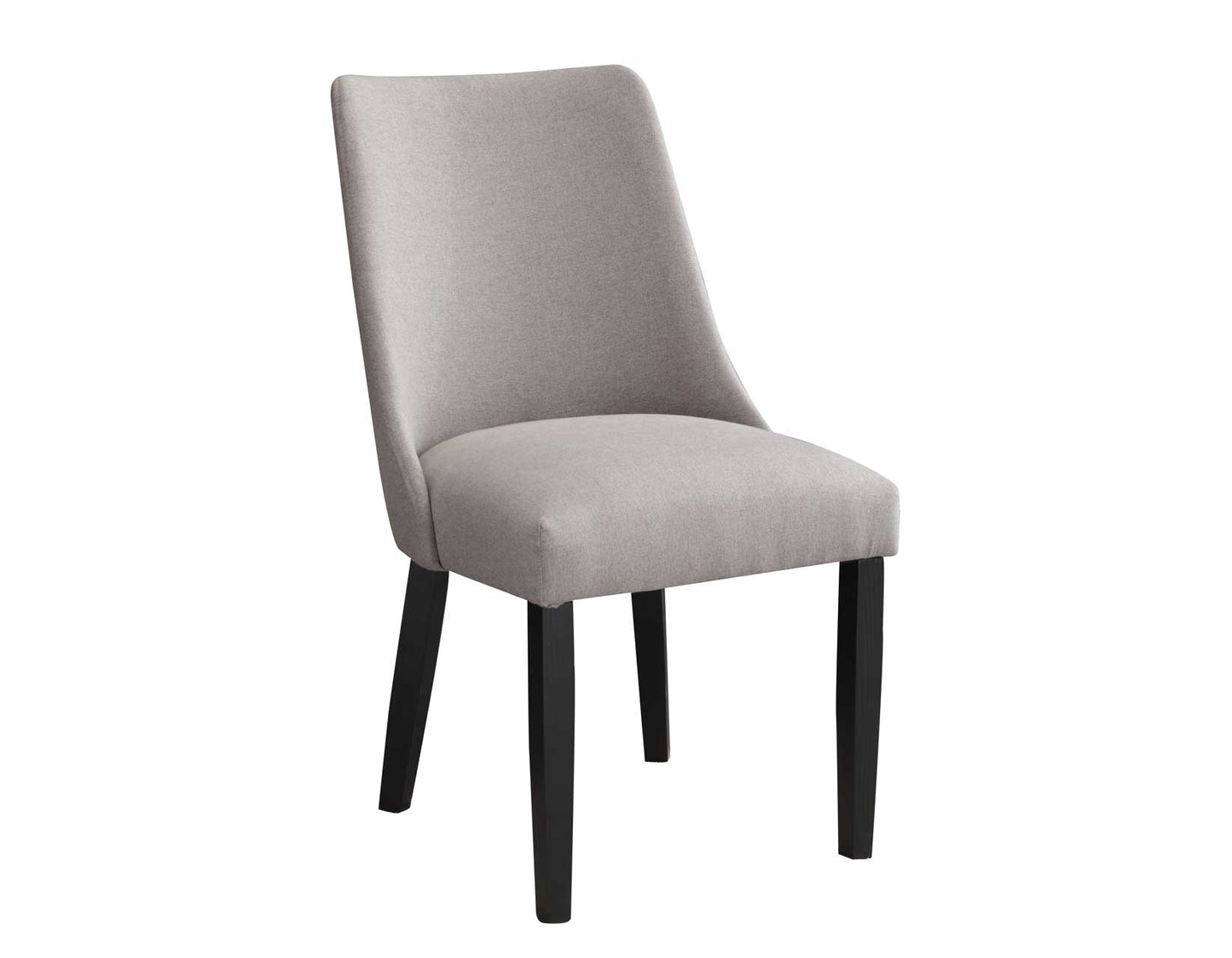 Xena Upholstered Side Chair, Gray