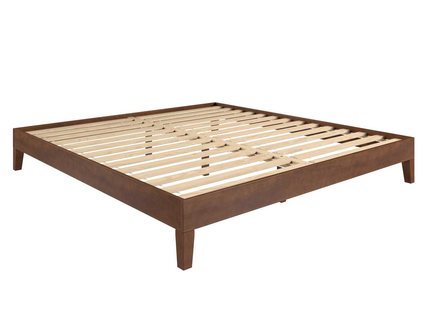 Nix King Platform Bed, Natural