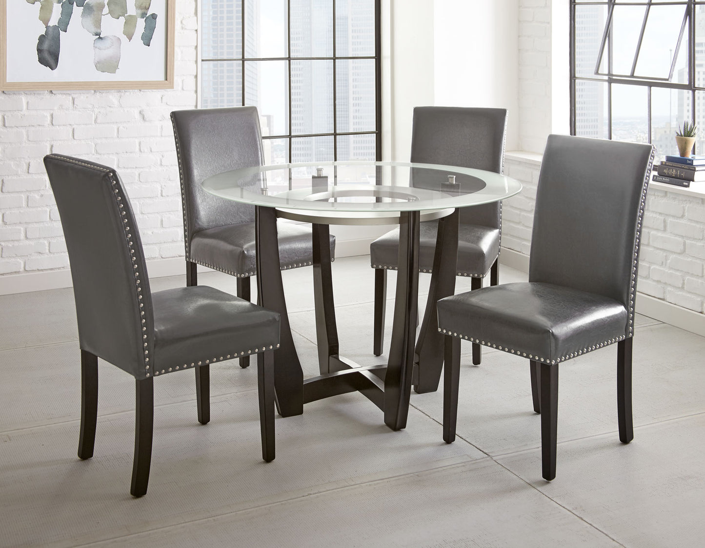 Verano Gray Side Chairs