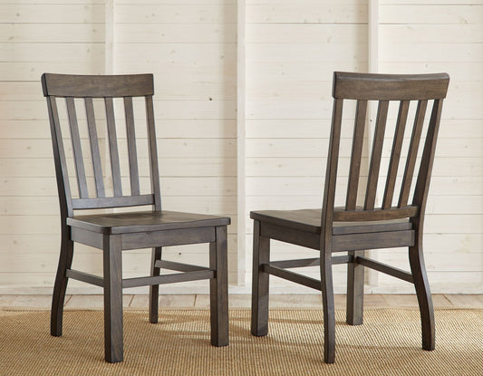 Cayla Side Chair, Dark Oak