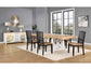 Magnolia 7-Piece 72-108-inch Dining Set
(Table & 6 Side Chairs)